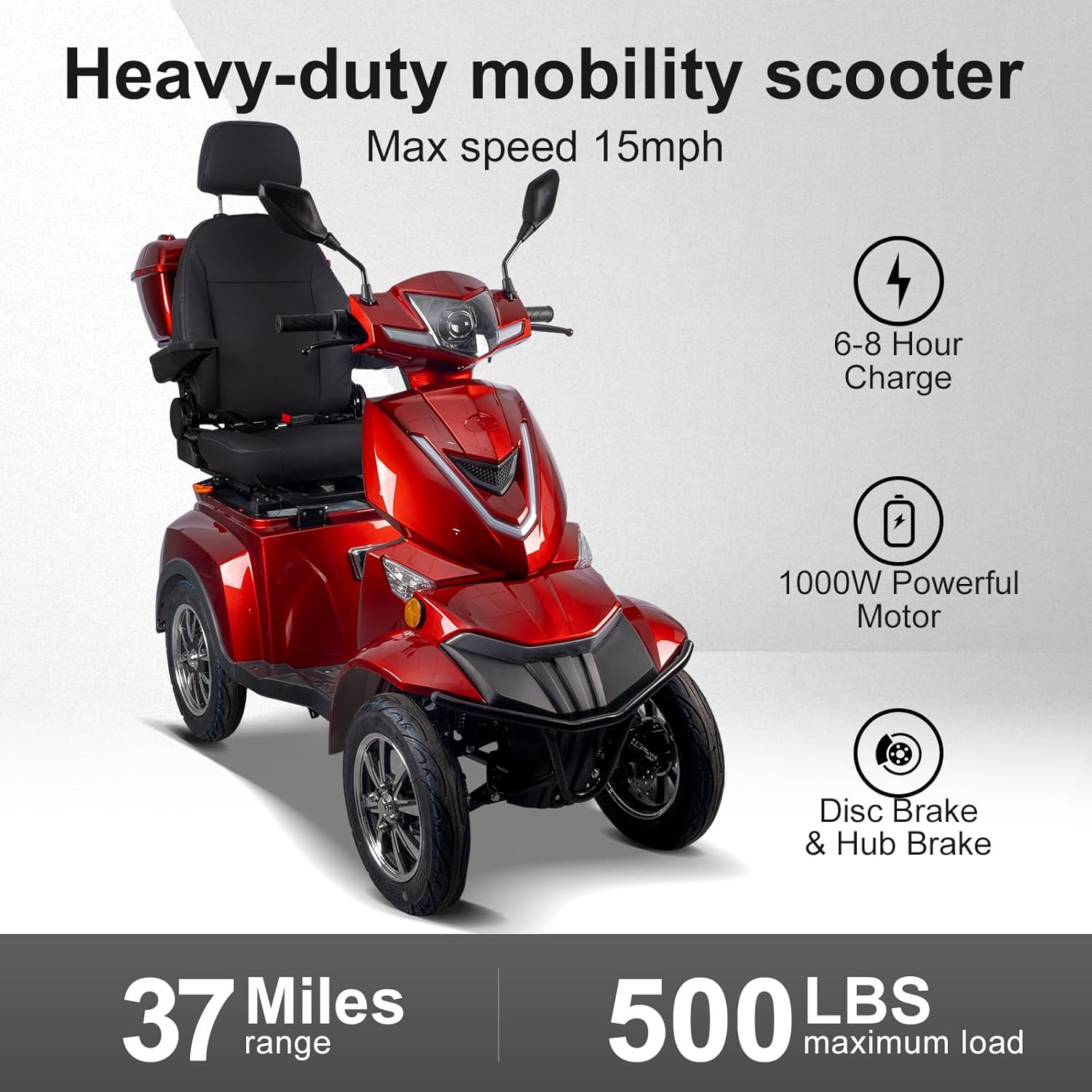 4 Wheel Scooters| HS4W-A1R