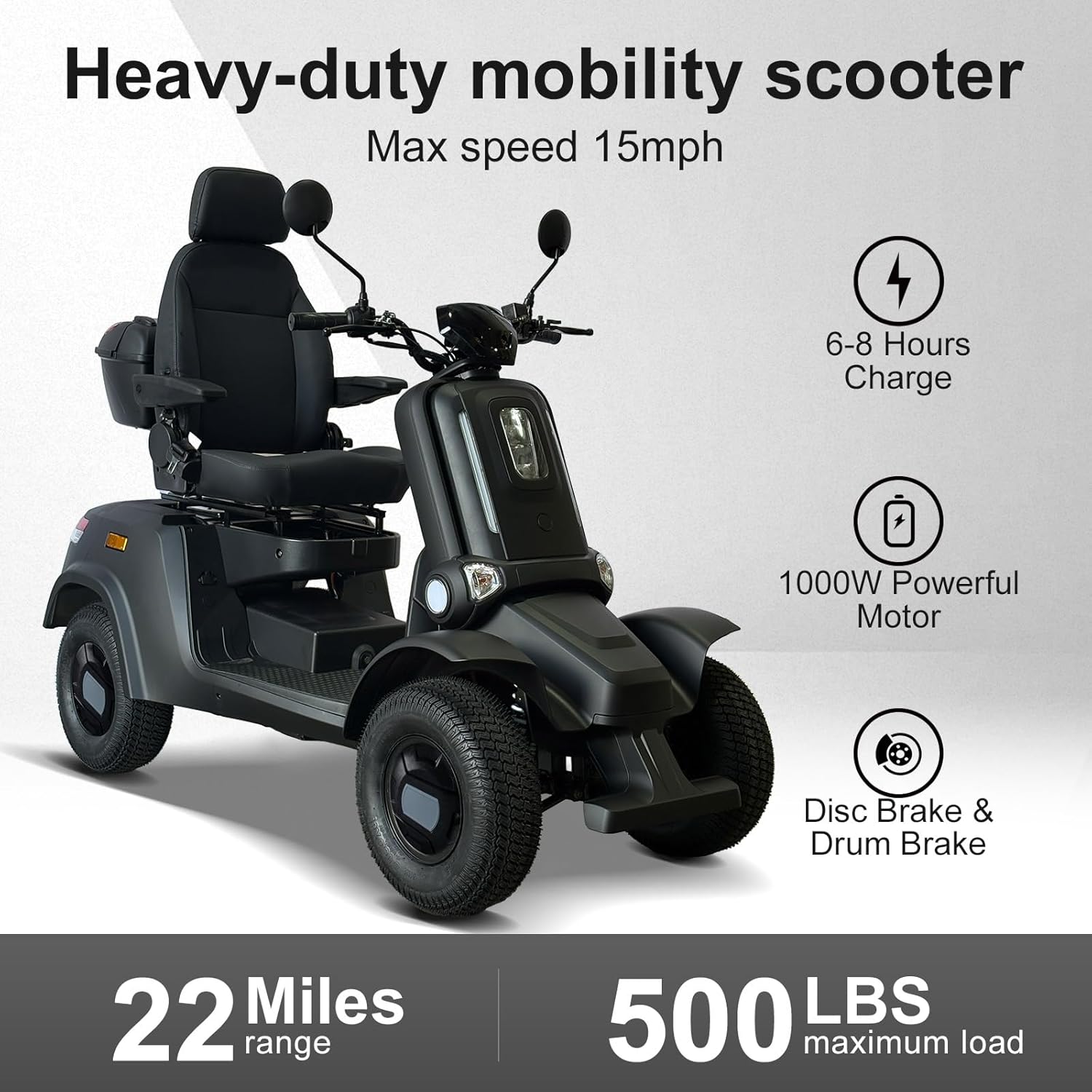 4 Wheel Scooters| HS4W-A2R